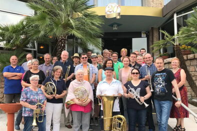 Gruppenfoto in Italien